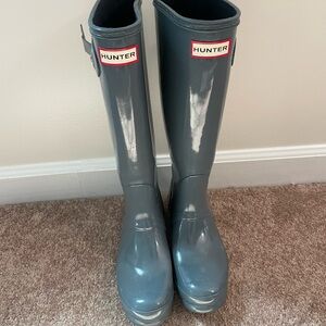 Gray Hunter Boots.